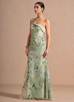 Vestido Verde Claro Maxi Beabea image5