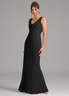 Ceridwen Negro Vestido largo image4