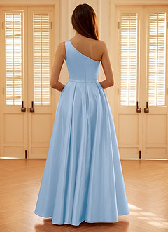 Millie Blu Abito da ballo in raso a trapezio image2