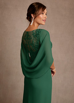 Azazie Santa Clara Kleider für die Brautmutter A-Linie Spitze Kleid Dunkelgrün image6