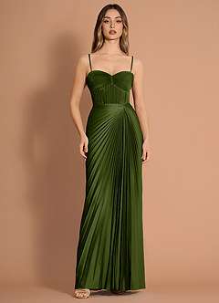 Ulyssa Olive Green Maxi Dress image3
