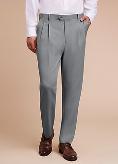front Owen Gris Pantalones de vestir ligeros y a medida