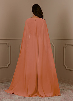 Azazie Isa Mother of the Bride Dresses MAI TAI A-Line V-Neck Pleated Chiffon Dress image4