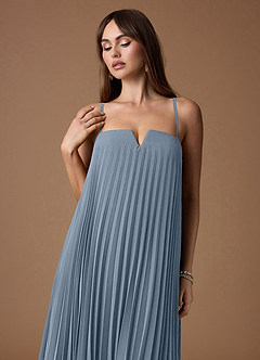 Maxi jurk Nahla Poederblauw image8