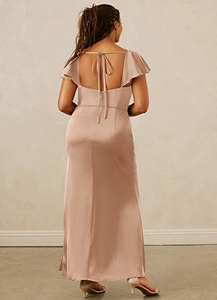 Christian Siriano Bridal for Azazie 1005 Bridesmaid Dresses English Rose Sheath Sweetheart Neckline Stretch Satin Dress image15