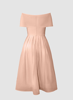 Dear To My Heart Blushing Pink Off-The-Shoulder Midi Dress image5