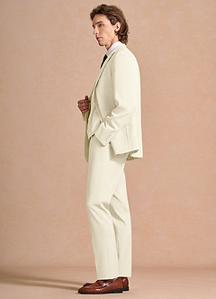 front James Ivory Structured Stretch 3-piece suit