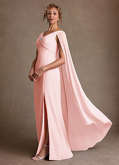 Azazie Boudica Suknie dla Matki Panny Młodej Linia A Pofałdowany Szyfon Długość podłogi Sukienka image2