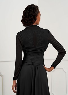 front Azazie Shyann Mesh Wrap