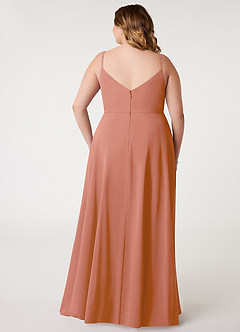 Azazie Daenerys Bridesmaid Dresses MAI TAI A-Line Cowl Chiffon Dress image9