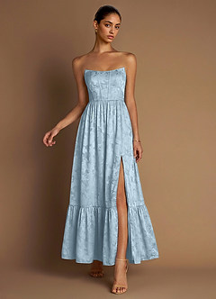 Peryn Sky Blue Maxi Dress image4