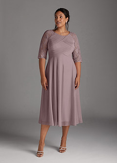 Azazie Gracelyn Kleider für die Brautmutter A-Linie Spitze Kleid Dämmerung image3