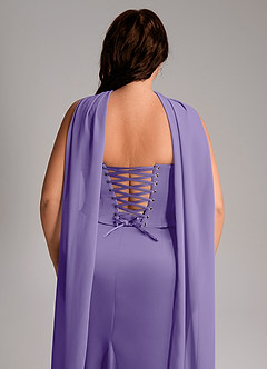 Azazie Sorrel Bridesmaid Dresses Tahiti Mermaid Strapless Stretch Satin Convertible Dress image11