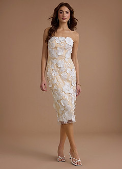 Della White Midi Dress image1