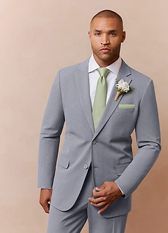 front Stretch Satin Wide Tie and Pocket Square Set