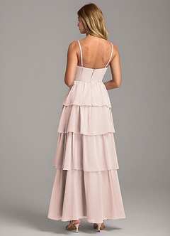 Azazie Alanna Bridesmaid Dresses Rose Petal A-Line Sweetheart Neckline Chiffon Dress image7