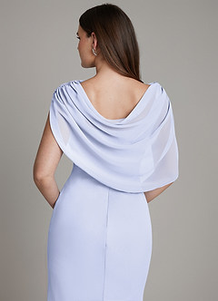 Azazie Hadley Bridesmaid Dresses Lavender Mermaid Pleated Chiffon Dress image7