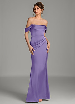 Azazie Alanis Bridesmaid Dresses Tahiti Mermaid Corset Stretch Satin Convertible Dress image1