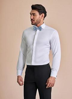 front Richard White Tuxedo Shirt