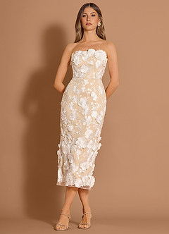Della White Midi Dress image3