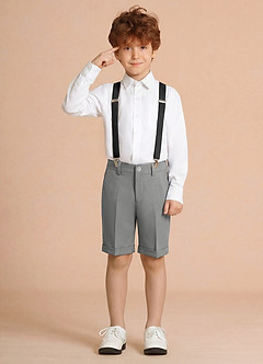 front Oliver Grey Boy Shorts