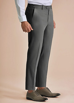 front William Carvão Calças sociais