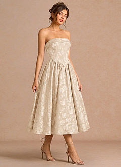 Sadie Creme Midikjole image5