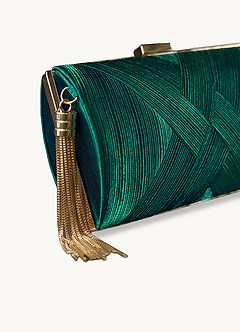 front Gorgeous Tassels Clutch Bag