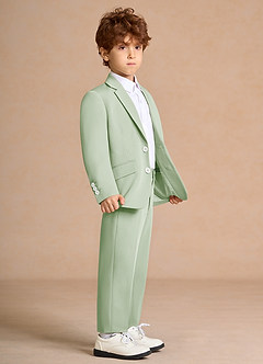 front Oliver Salvia Polvorienta Traje de 2 piezas para niños