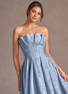 Beatrice Powder Blue Midi Dress image5
