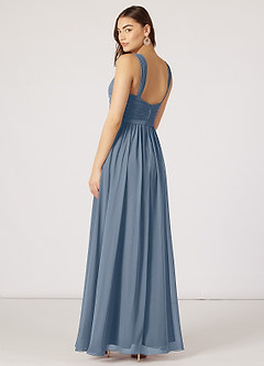 Azazie Evie Bridesmaid Dresses A-Line Sweetheart Neckline Chiffon Floor-Length Dress image4