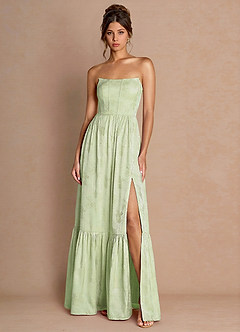 Floria Light Green Maxi Dress image3
