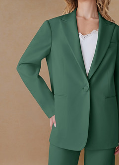 front Amelia Eukalyptus Raffinerad vävd prestandakavaj i överdimensionerad storlek