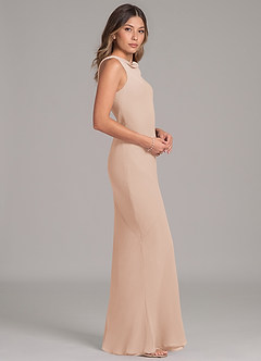 Azazie Allettie Bridesmaid Dresses English Rose Mermaid Chiffon Dress image7
