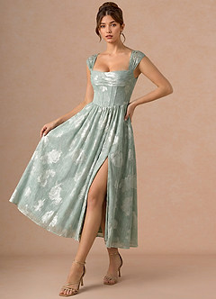 Rio Frosted Sage Midi Dress image4