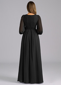 Maxi jurk Myah Zwart image2