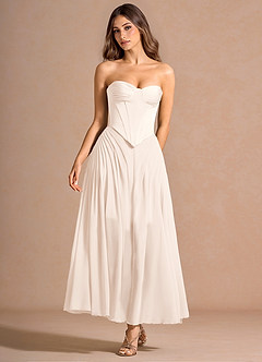 Robe Longue Crème Doralyn image3