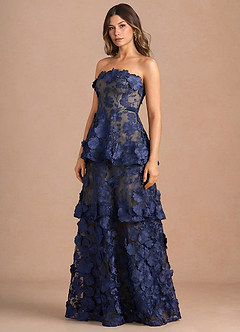 Patricia Navy Maxi Dress image4