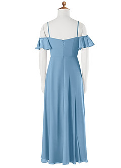 Azazie Juna Junior Klänning av A-Line i Chiffong Av axeln image7