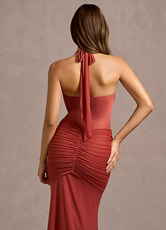 vestido Maxi Terracota Cassia image6