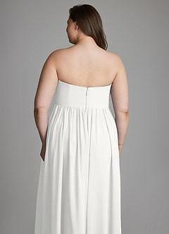 Azazie Saige Maternity Bridesmaid Dresses A-Line Pleated Chiffon Floor-Length Dress image17