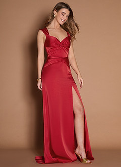 Helene Apple Red Maxi Dress image3