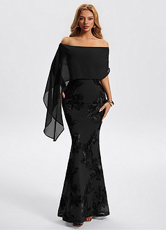 Rhiannon Black Maxi Dress image1