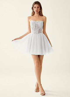 Florisse Weiß Minikleid image5