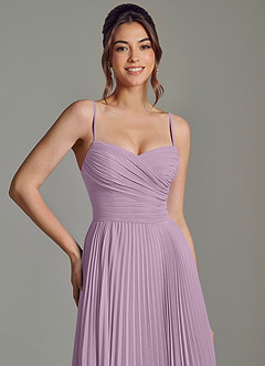 Azazie Catie Bridesmaid Dresses Wisteria A-Line Sweetheart Neckline Chiffon Dress image2