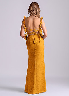 Azazie Jessamine Brudtärnklänningar Klä av Sjöjungfru i Blommig Utbrändhet Korsett Knäck image6