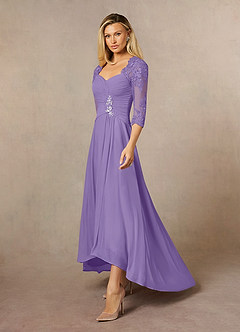 Azazie Anne Mother of the Bride Dresses Tahiti Sheath Sweetheart Sequins Lace Dress image6