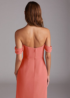 Azazie Saige Suknie dla druhen Linia A Zza ramienia Szyfon Do ziemi Sukienka image6