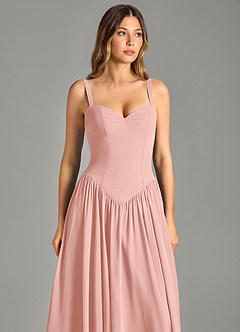 Azazie Evadina Suknie dla druhen Linia A Gorset Szyfon Do ziemi Sukienka image6