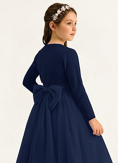 front Azazie Dziewczęcy szal dziergany